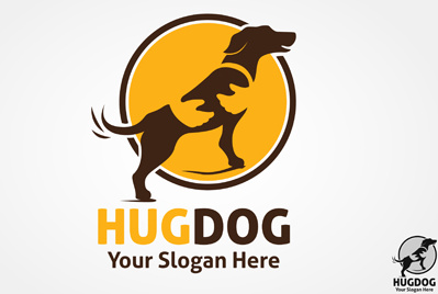Logo Anjing Desain Vektor Logo Vektor Vektor Gratis Download Gratis
