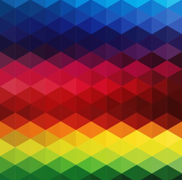 Ilustración de vector de baja poli estilo colores de fondo