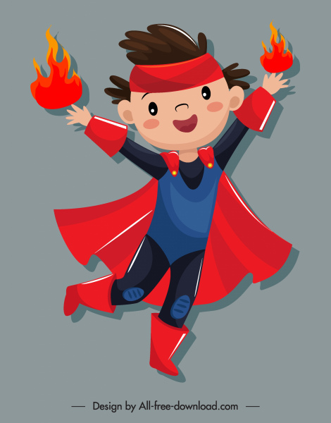 Magic Kid Icon Cute Cartoon Character Sketch-vector Cartoon-free Vector Free  Download