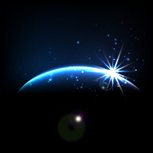 Magic Universe Space Vector background