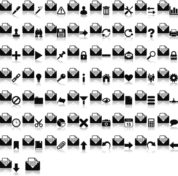 Mail With Overlays And Mirroring Effect -2 Mail With Overlays And Mirroring Effect -2