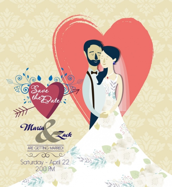 casamento banner casal ícone coração flores decoração