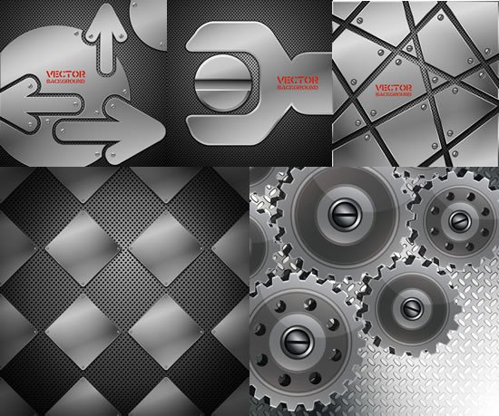 Metalico industrial background Vector Graphic
