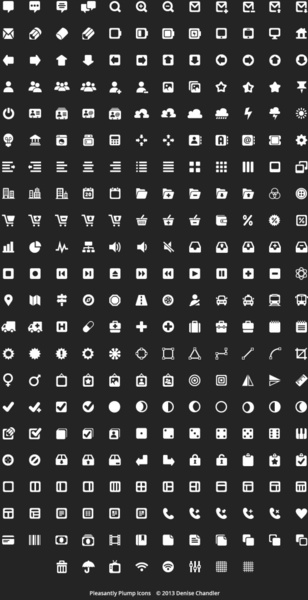 Mini-schwarz / weiß Web Icons Vektor