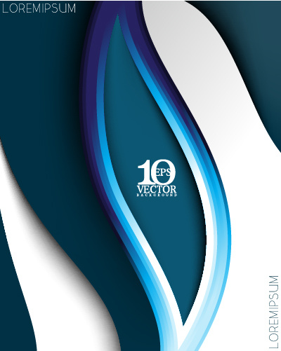 現代背景波形向量