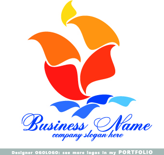 vektor-vektor kreatif desain logo bisnis modern