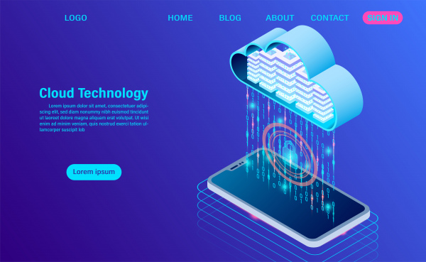 Modern Cloud Technology And Networking Concept Online Computing Technology Big Data Flow Processing Concept Internet Data Services Vector Illustration -9 Modern Cloud Technology And Networking Concept Online Computing Technology Big Data Flow Processing Concept Internet Data Services Vector Illustration -9