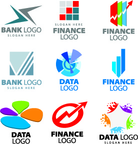 vetor de elementos de design logotipos modernos
