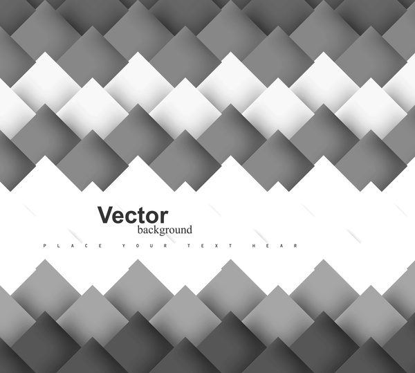 Mosaic Seamless Beautiful Geometric Gray Pattern Repeating Texture Design Vector