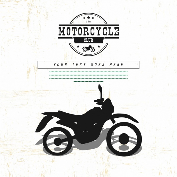 мотоцикл реклама черные белые ретро орнамент
