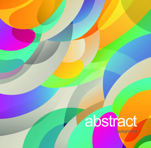 多色の要素抽象ベクトルの背景