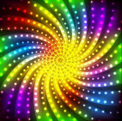 multicolor neon efek latar belakang yang indah