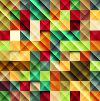 Fondos de mosaicos multicolores plazas