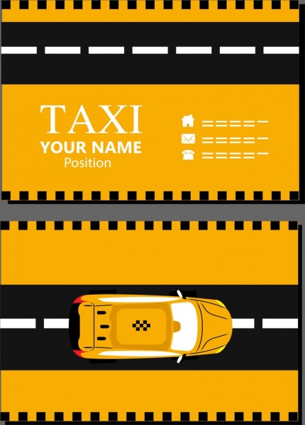 ícone de nome cartão modelo preto amarelo decoração carro