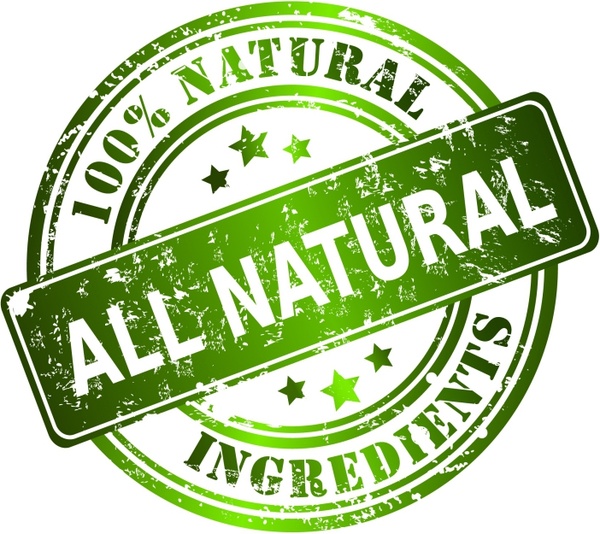gli ingredienti naturali stamp