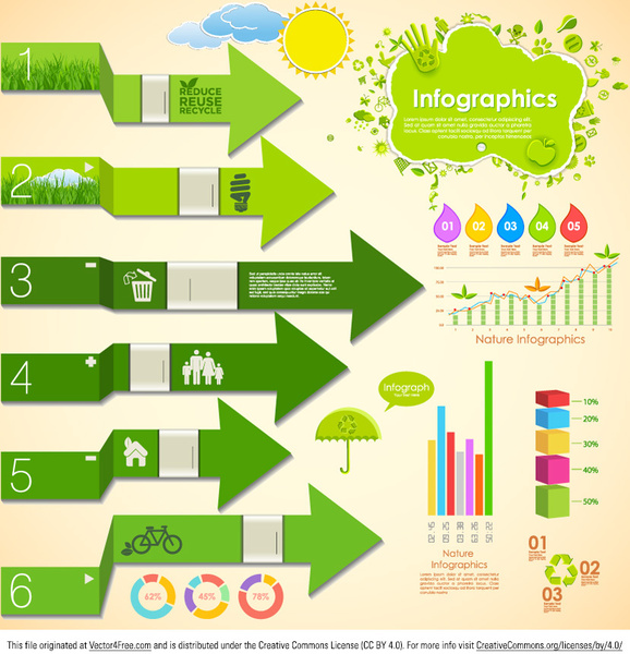 Nature Infographic Vector