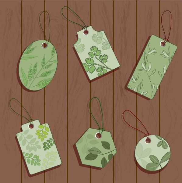 le dessin plat vert nature tags collection