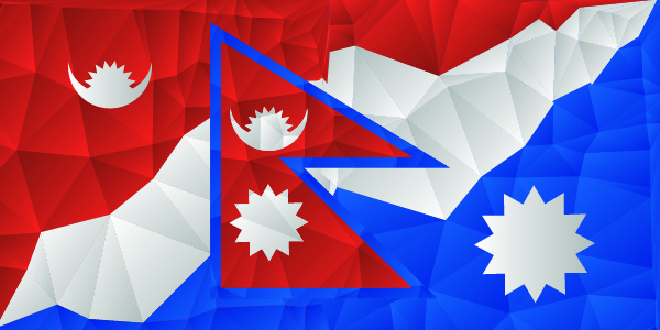 bandiera flag del nepal