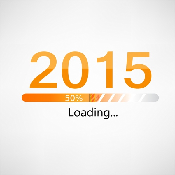 nowy rok 2015 załadunku w tle