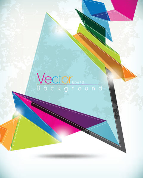 Offbeat formas backgrounds Vector Graphics