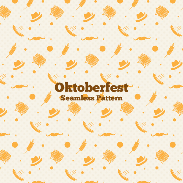 patrón sin fisuras de la Oktoberfest