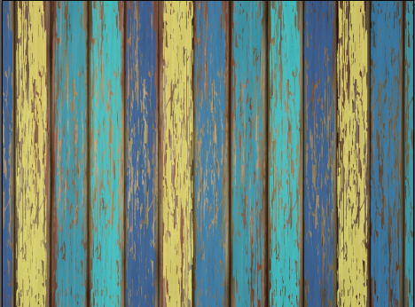 il vecchio pavimento di legno rifinito sfondo vettore