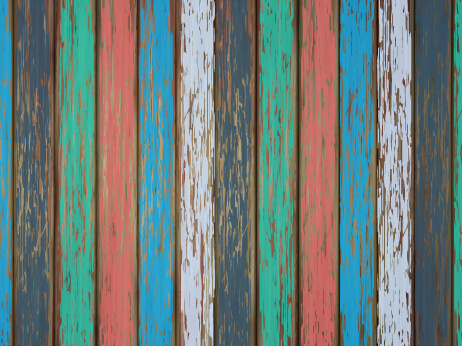 il vecchio pavimento di legno rifinito sfondo vettore