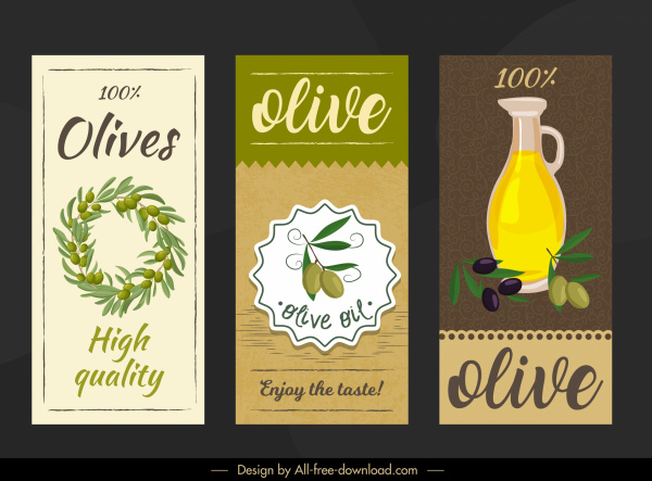 plantillas de etiqueta de aceite de oliva frasco de fruta corona de boceto