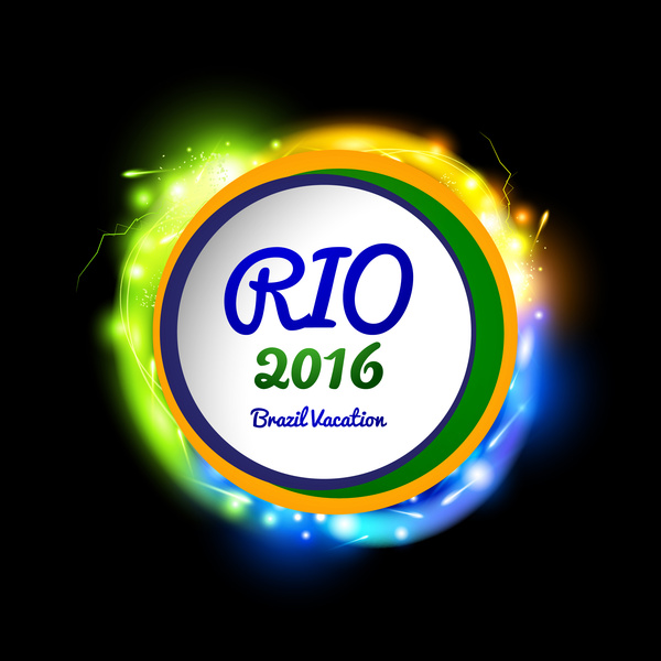logo Olimpiade rio de janeiro pada tahun 2016
