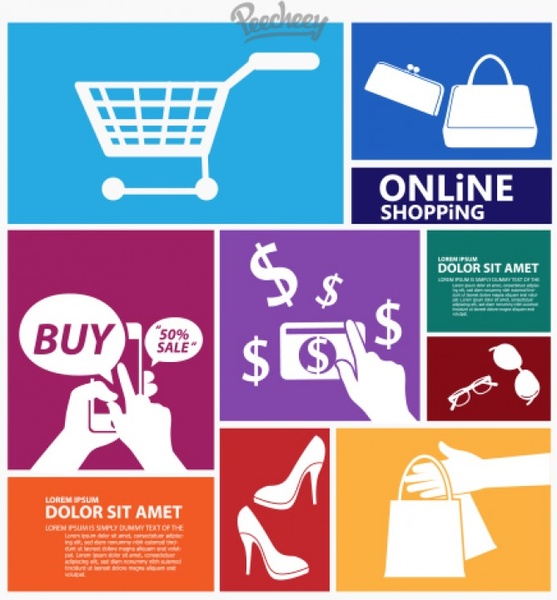 il concetto di shopping online