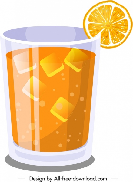 jus jeruk iklan latar belakang desain 3d modern
