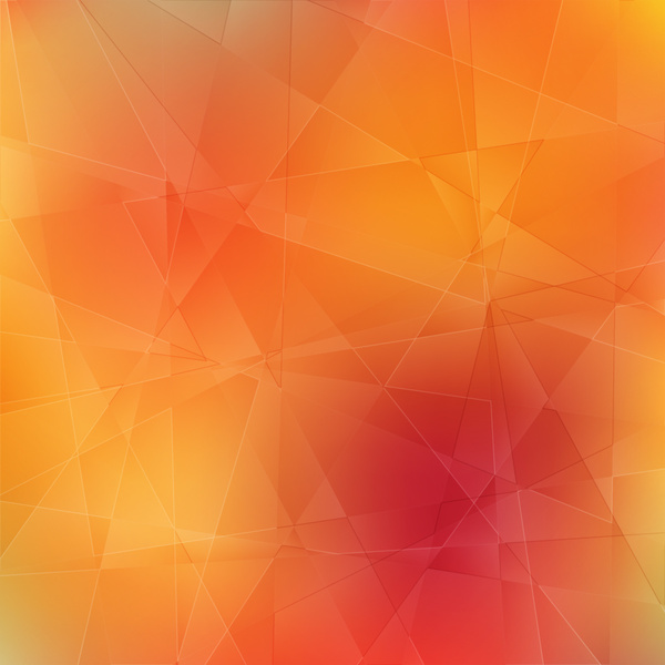 オレンジ 3 d の幾何学的な抽象的な背景