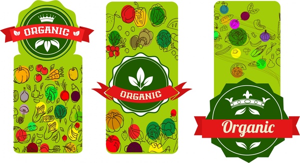 promozione organica Tag vari elementi in stile verticale