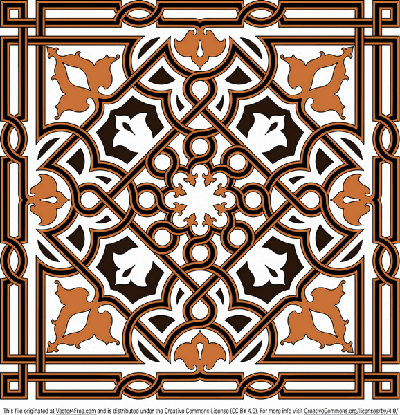 飾りベクトル アラベスク