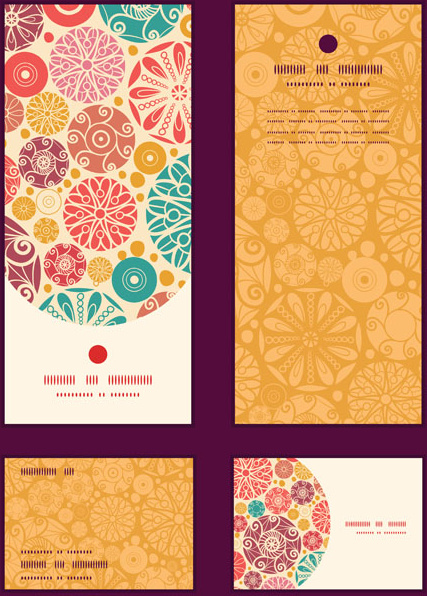 Декоративные цветочные баннеры с векторных карт