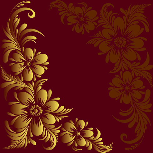 canto de borda decorativa floral ornamentado