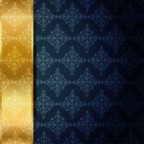 Ornate Vip Gold Background Art Vector