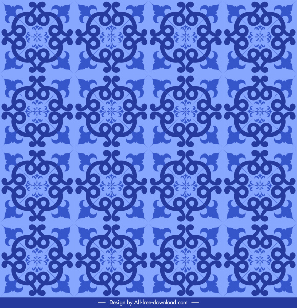 violeta plano plantilla patrón simétrico repitiendo decoración