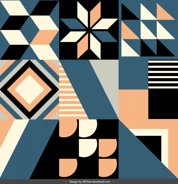 шаблон шаблоны классический симметричный геометрических декор
