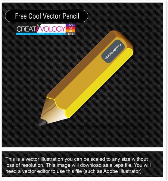 Pencil Advertising Background 3d Yellow Closeup Decor