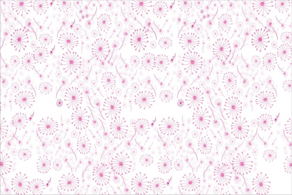 розовый цветочный узор