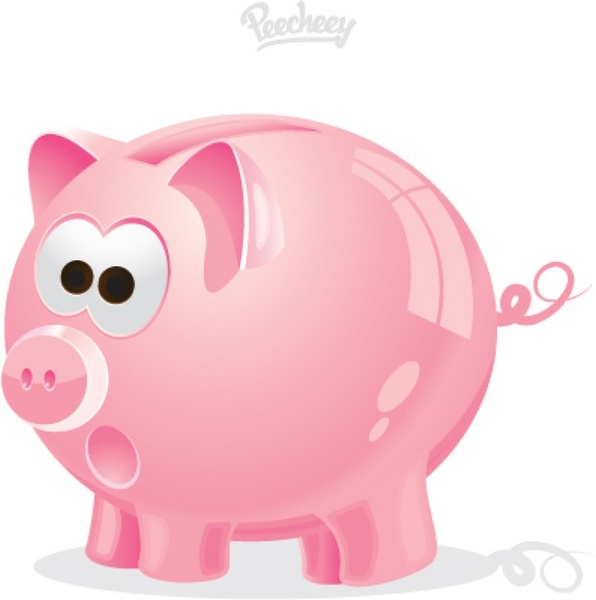 ícone de porquinho rosa