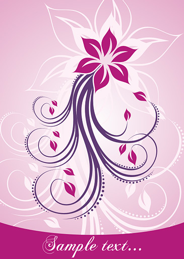 illustration vectorielle de Pinky carte