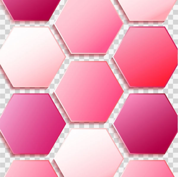 latar belakang poligonal dekorasi modern pink