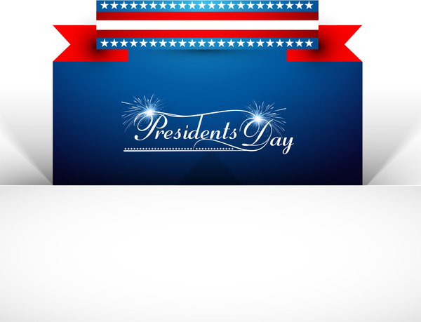 Presiden hari latar belakang Amerika Serikat bintang ilustrasi vektor