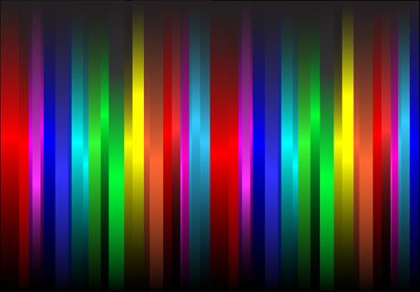 Pretty Rainbow Background Vector Set