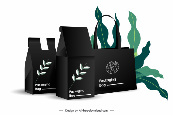 продукт рекламный баннер листья упаковки setch современный 3d