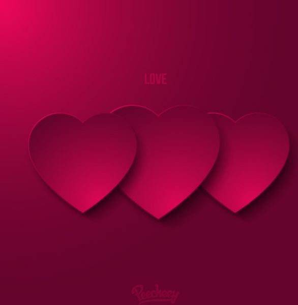 cartolina d'auguri di amore viola