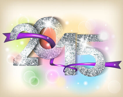 紫色のベルベット and15 新しい年のベクトルの背景