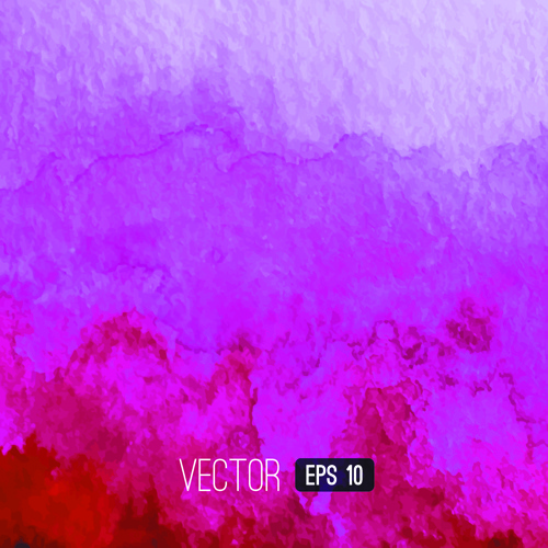 planos de fundo roxo aquarela grunge vector